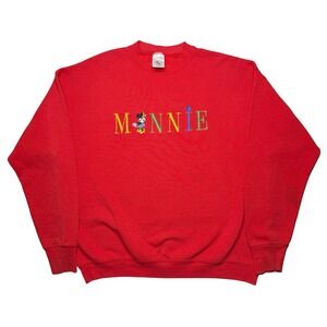 Vintage Disney Minnie Mouse red sweater